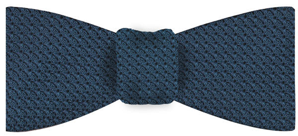 スレートブルー グレナディン グロッサ シルク ボウタイ #GGBT-12