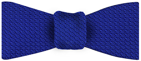 {[en]:Royal Blue Grenadine Grossa Silk Bow Tie