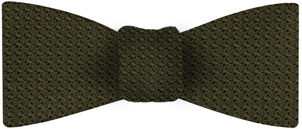 オリーブグリーングレナディン・グロッサシルク蝶ネクタイ GGBT-18