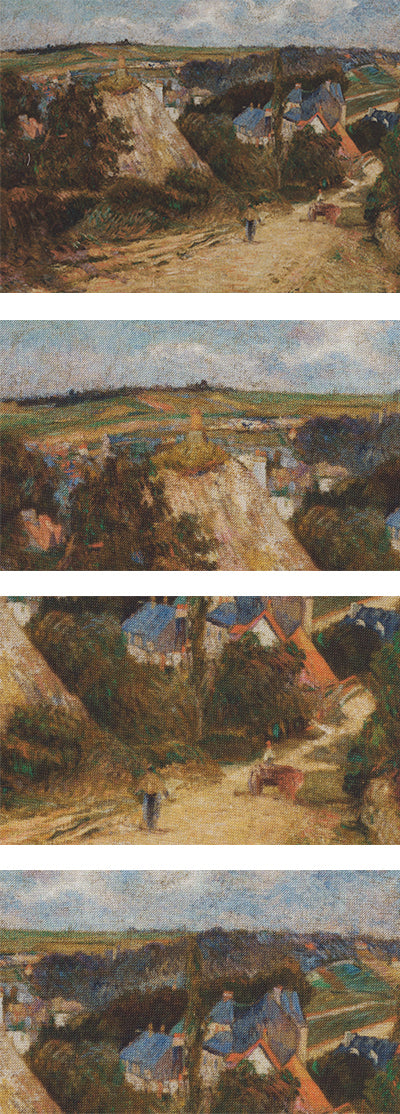 {[en]:Gauguin Entrance to the Village of Osny 1882-83 Scarf