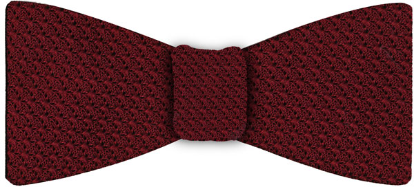 ダークレッド・グレナディン・グロッサ シルク蝶ネクタイ #GGBT-2