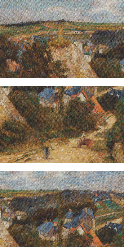 {[en]:Gauguin Entrance to the Village of Osny 1882-83 Pocket Square
