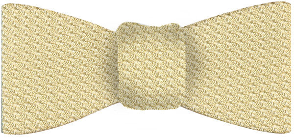 ライトイエローグレナディン・グロッサシルク蝶ネクタイ #GGBT-26