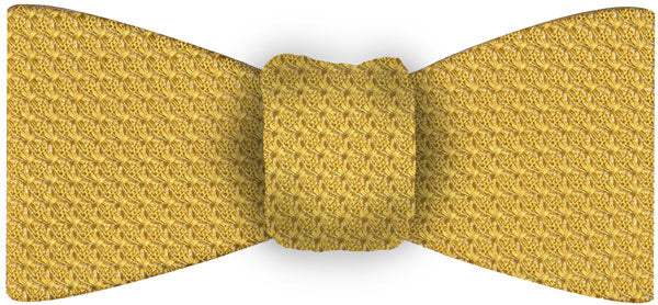 Corn Yellow Grenadine Grossa Silk Bow Tie #GGBT-27