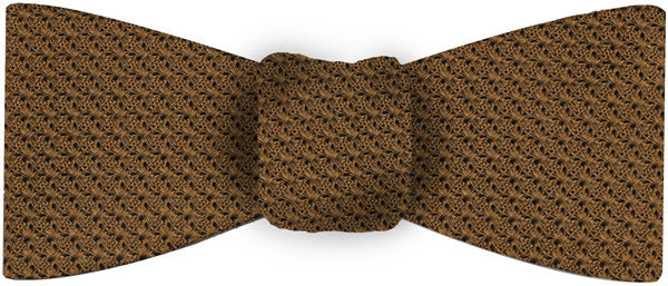 Dark Sienna Grenadine Grossa Silk Bow Tie #GGBT-31