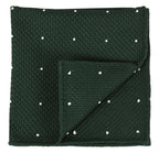 Forest Green Grenadine Grossa (Hand Sewn) Pocket Square GGDPS-16
