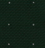 {[en]:Forest Green Grenadine Grossa (Hand Sewn) Pin Dots Silk Tie