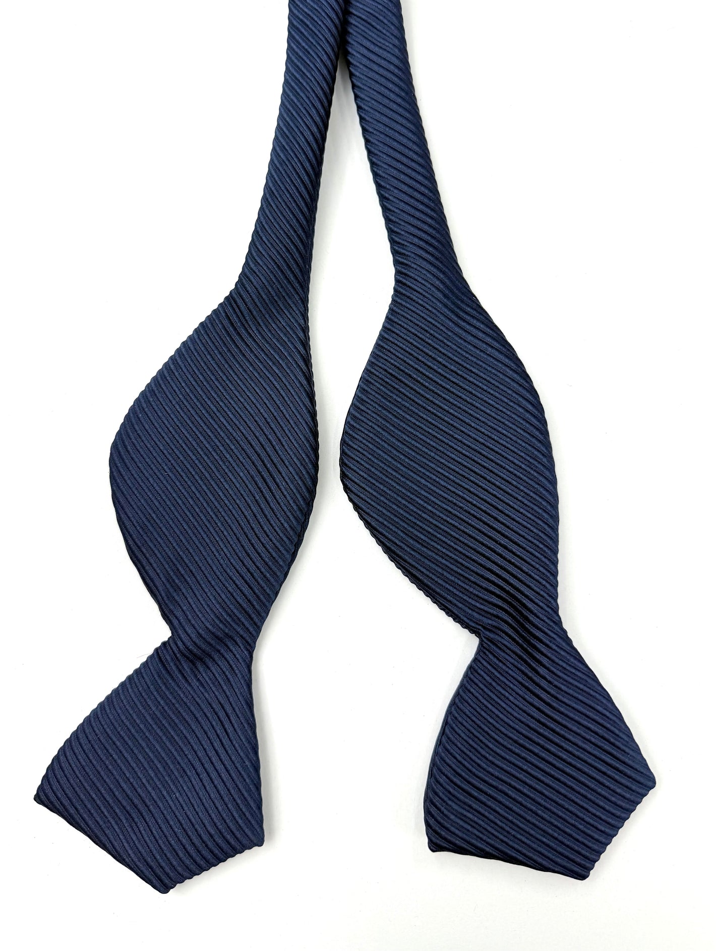 Midnight Blue Grosgrain Silk Bow Tie GGRBT-7
