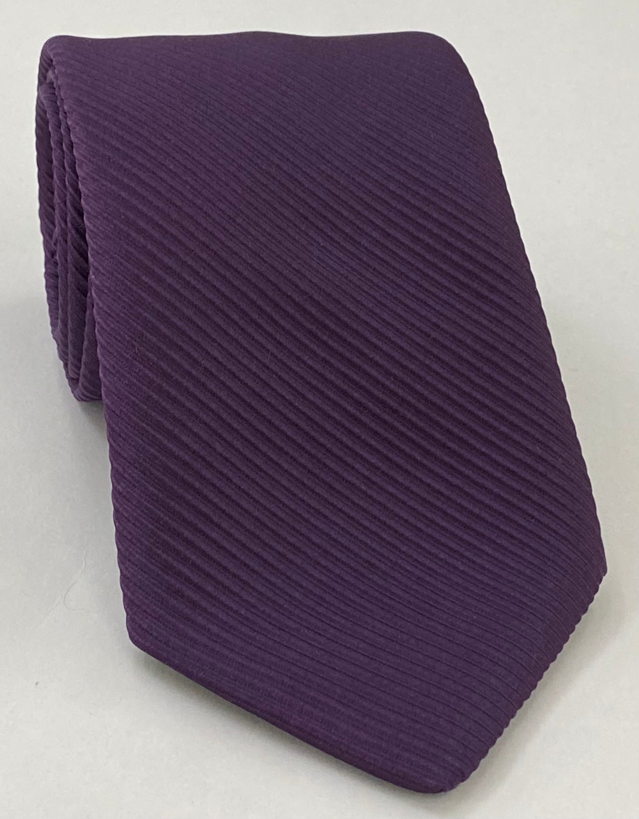 Purple Grosgrain Silk Tie GGRT-18