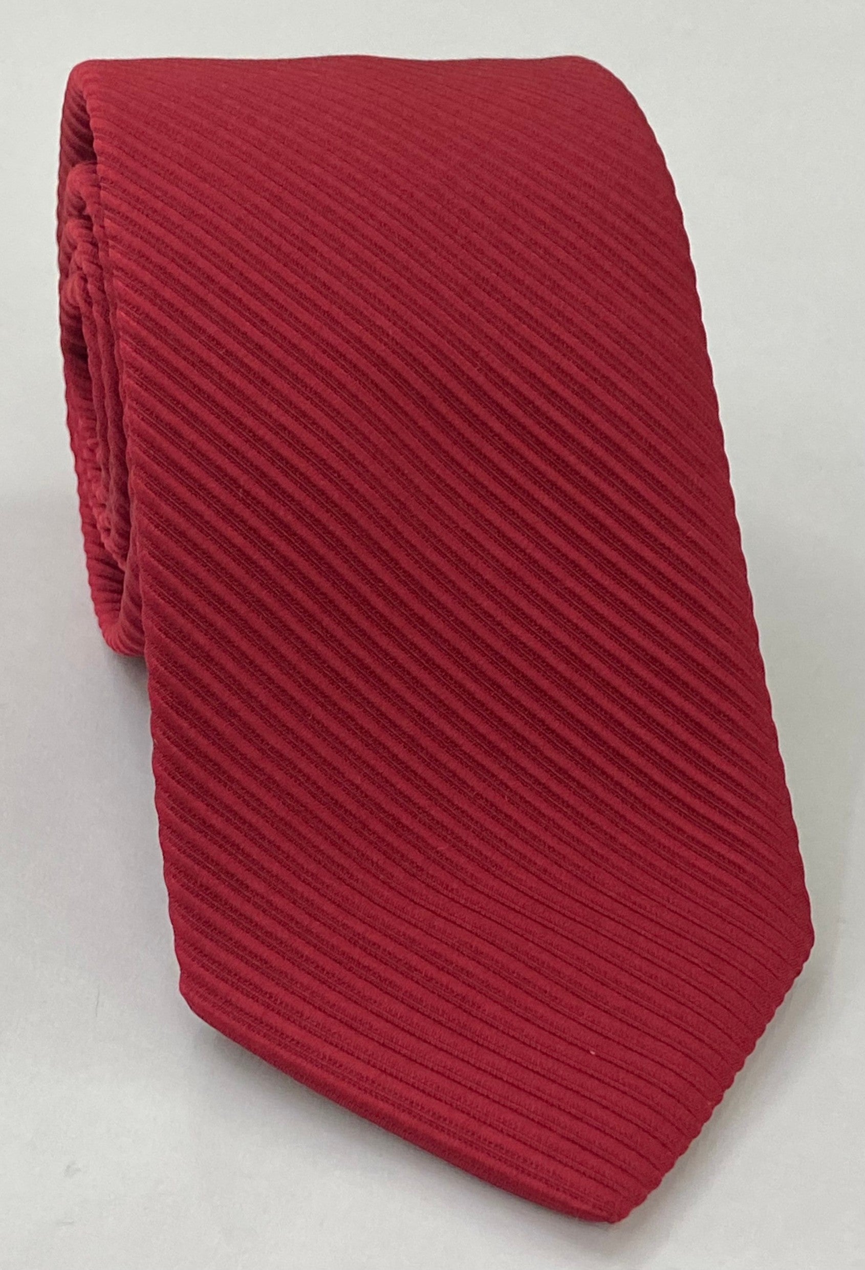 Red Grosgrain Silk Tie GGRT-2