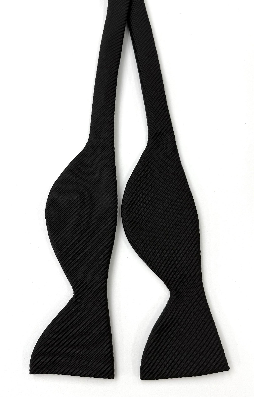 Black Grosgrain Silk Bow Tie GGRBT-8