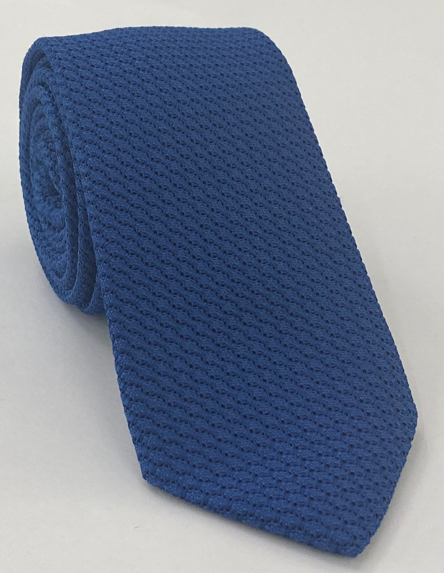 Blue Grenadine Grossa Silk Tie GGT-13