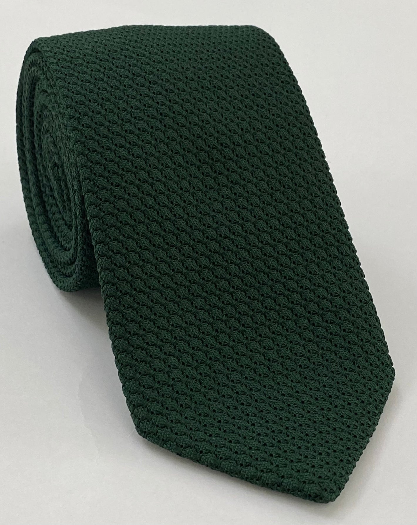 포레스트 그린 그레나딘 그로사 실크 타이 GGT-16