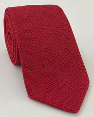 Red Grenadine Grossa Silk Tie GGT-1