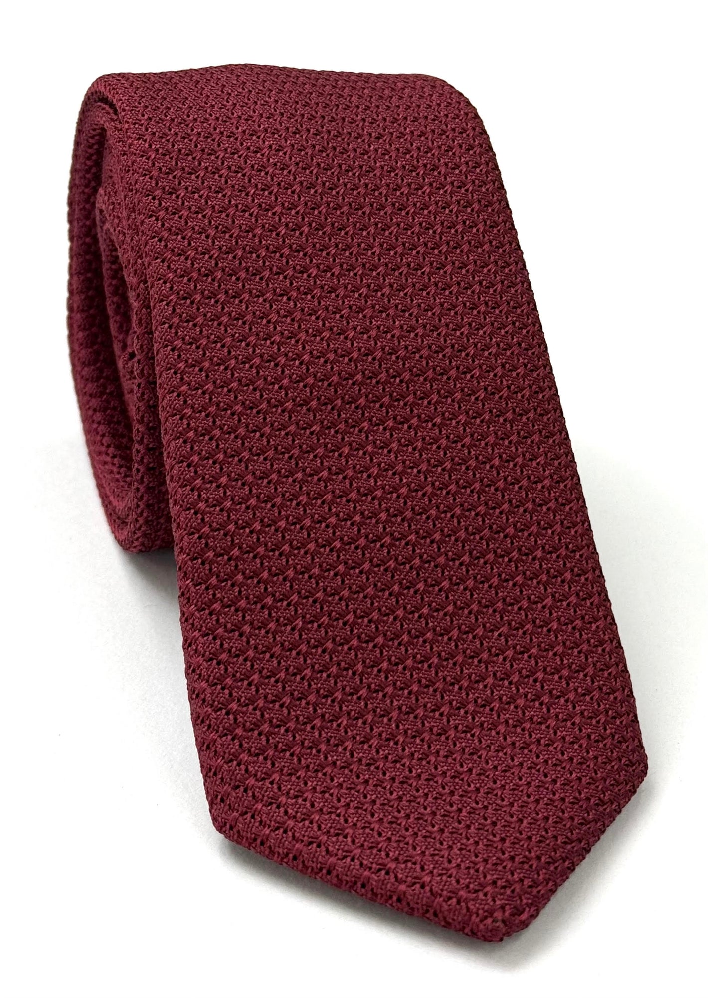 Dark Red Grenadine Grossa Silk Tie GGT-2