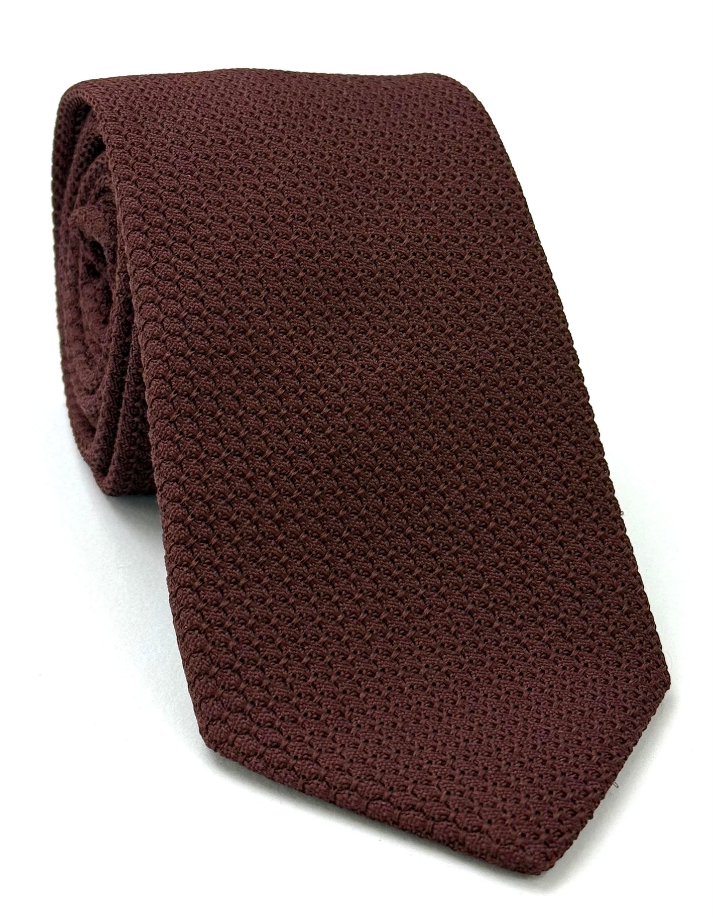 Burgundy Grenadine Grossa Silk Tie GGT-3