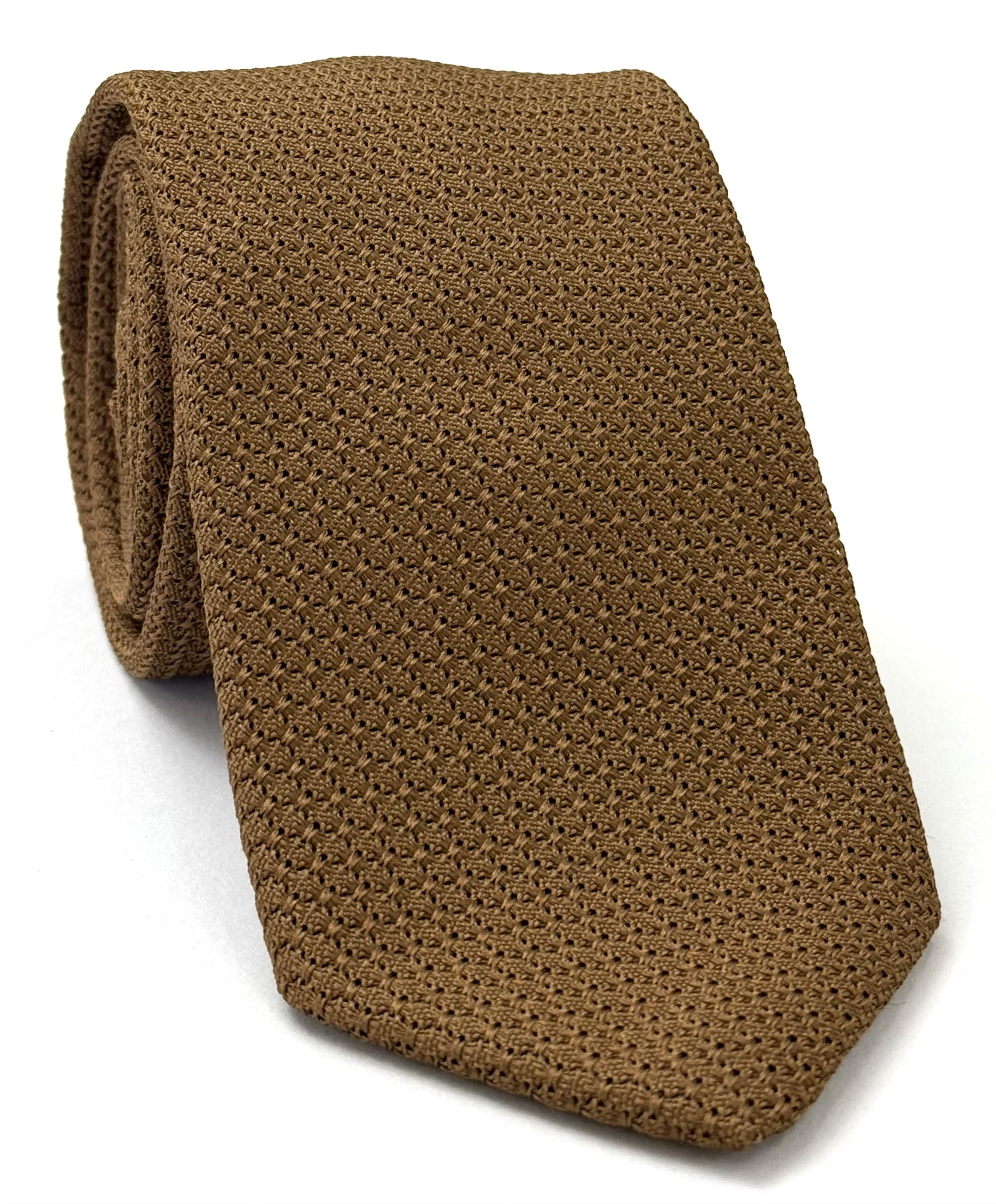Chocolate Grenadine Grossa Silk Tie GGT-4
