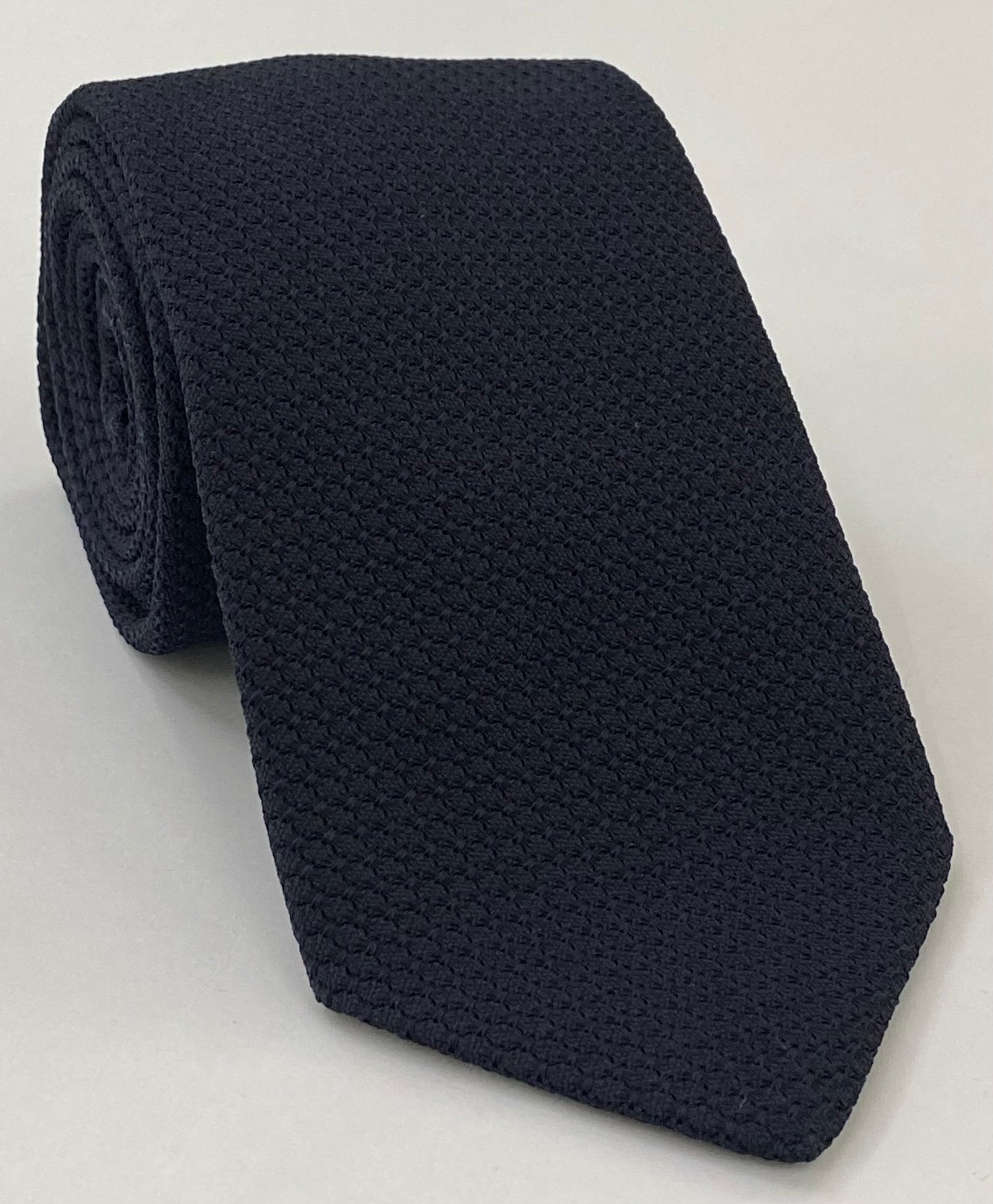 Midnight Blue Grenadine Grossa Silk Tie GGT-8