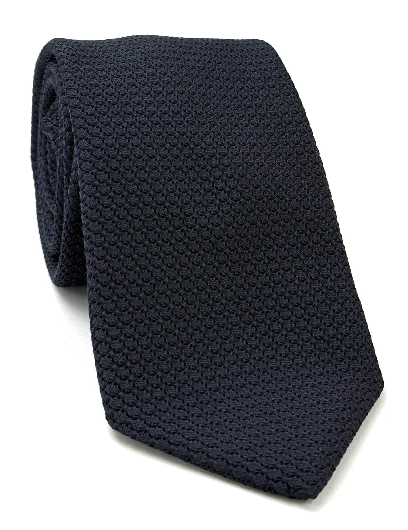 Midnight Blue Grenadine Grossa Silk Tie GGT-8