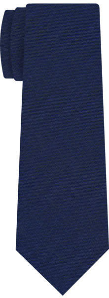 {[en]:Navy Blue Linen/Cotton Silk Tie