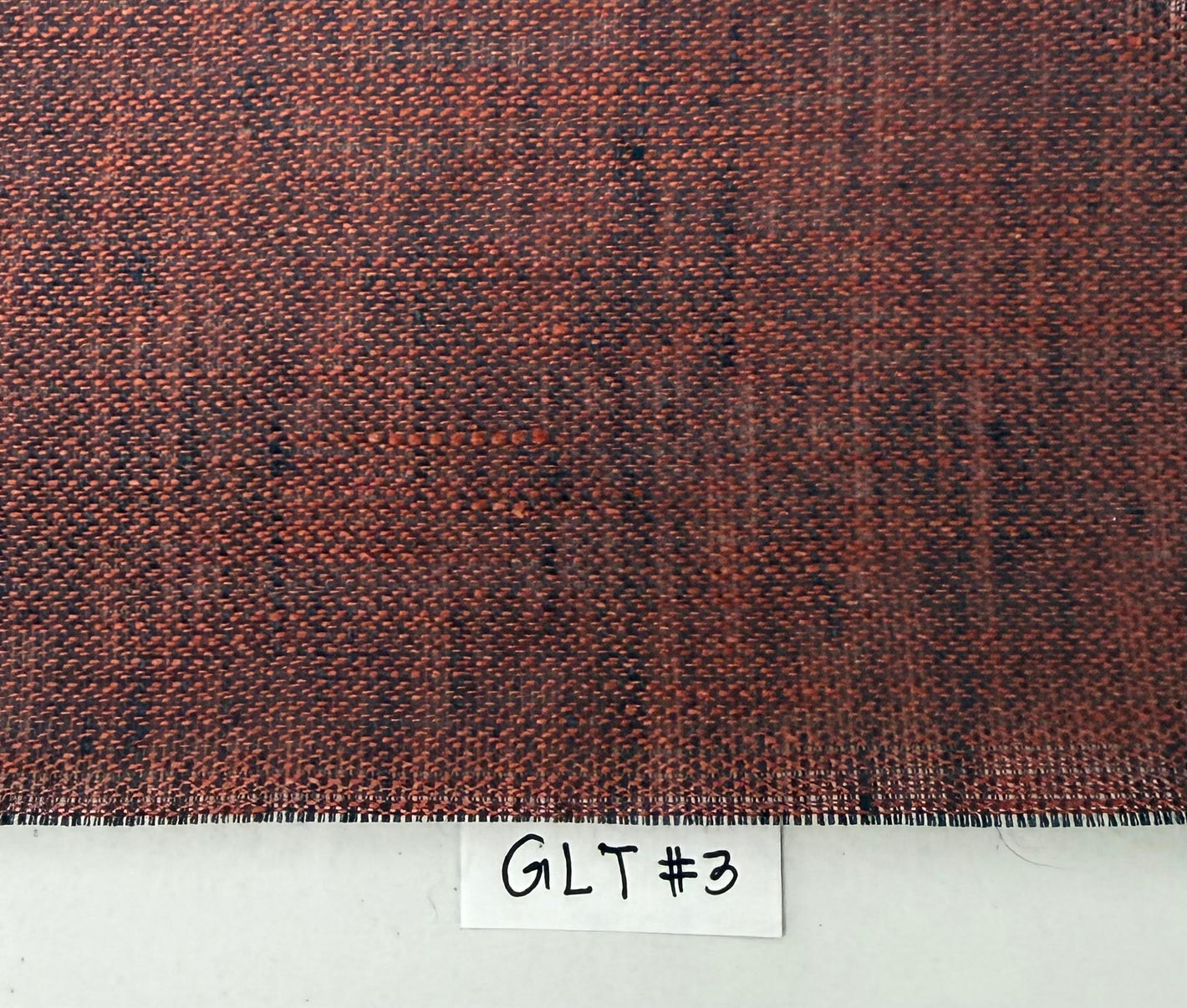 Dark Burnt Orange mixed with Midnight Blue Linen Tie GLT-3