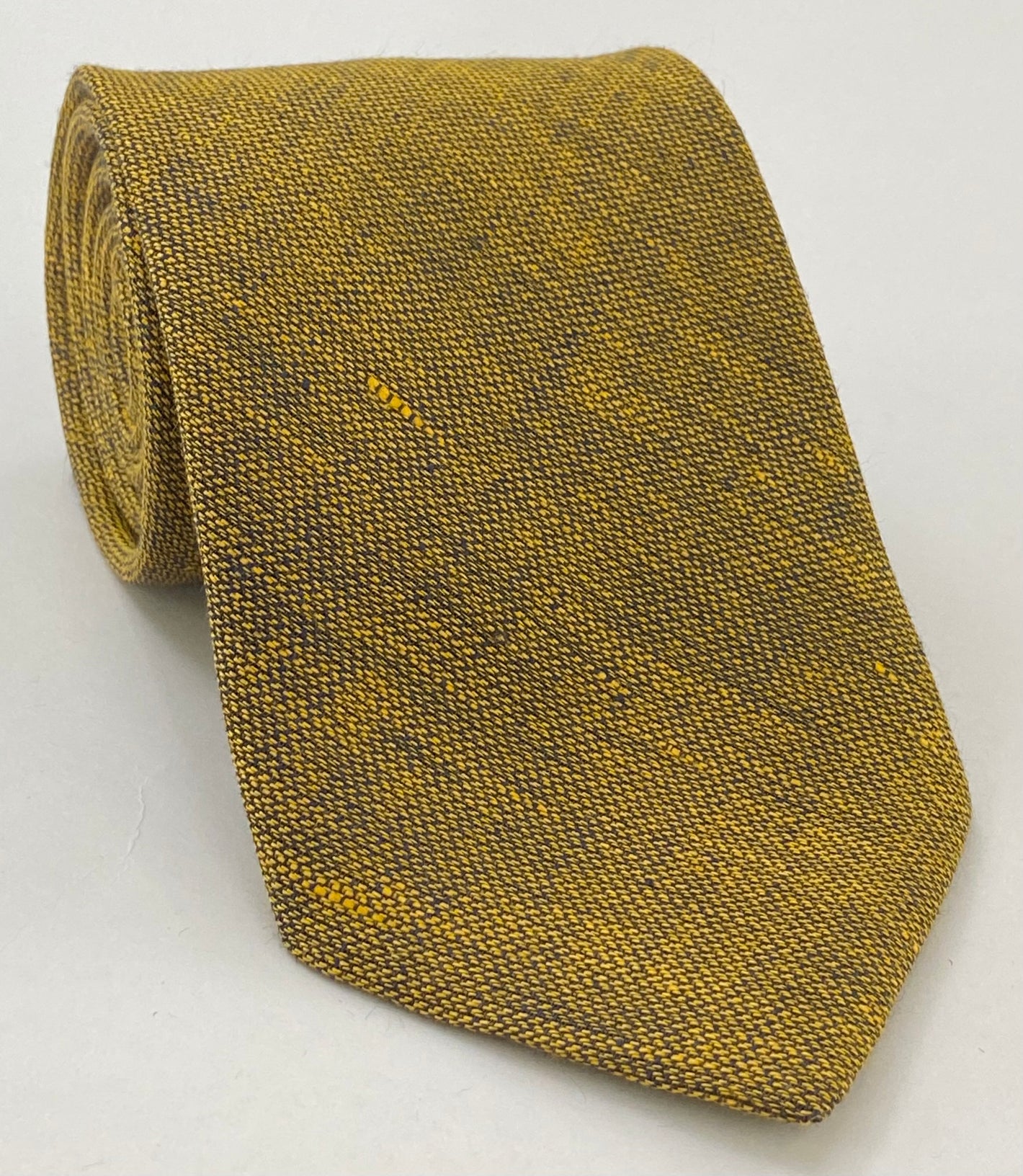 Dark Gold (Yellow Gold & Midnight Blue) Linen Tie GLT-5