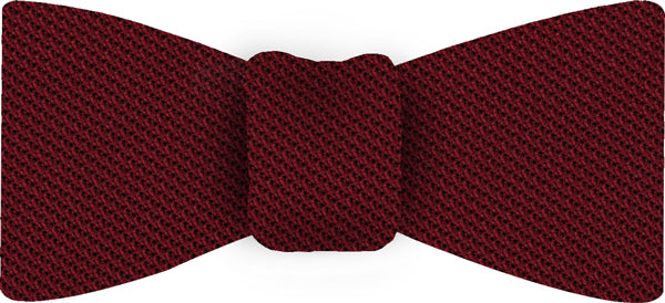 レッド ピッコラ グレナディン シルク ボウタイ #GPBT-1