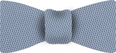 Sky Blue Piccola Grenadine Silk Bow Tie #GPBT-10