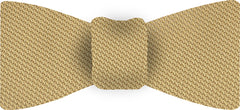 Light Yellow Piccola Grenadine Silk Bow Tie #GPBT-16