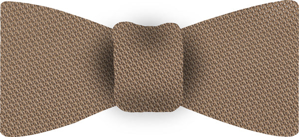 {[en]:Dark Cream Piccola Grenadine Silk Bow Tie