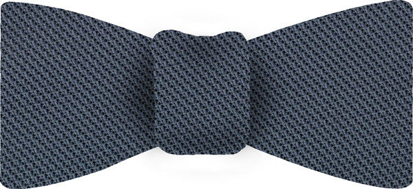 Slate Blue Piccola Grenadine Silk Bow Tie #GPBT-9