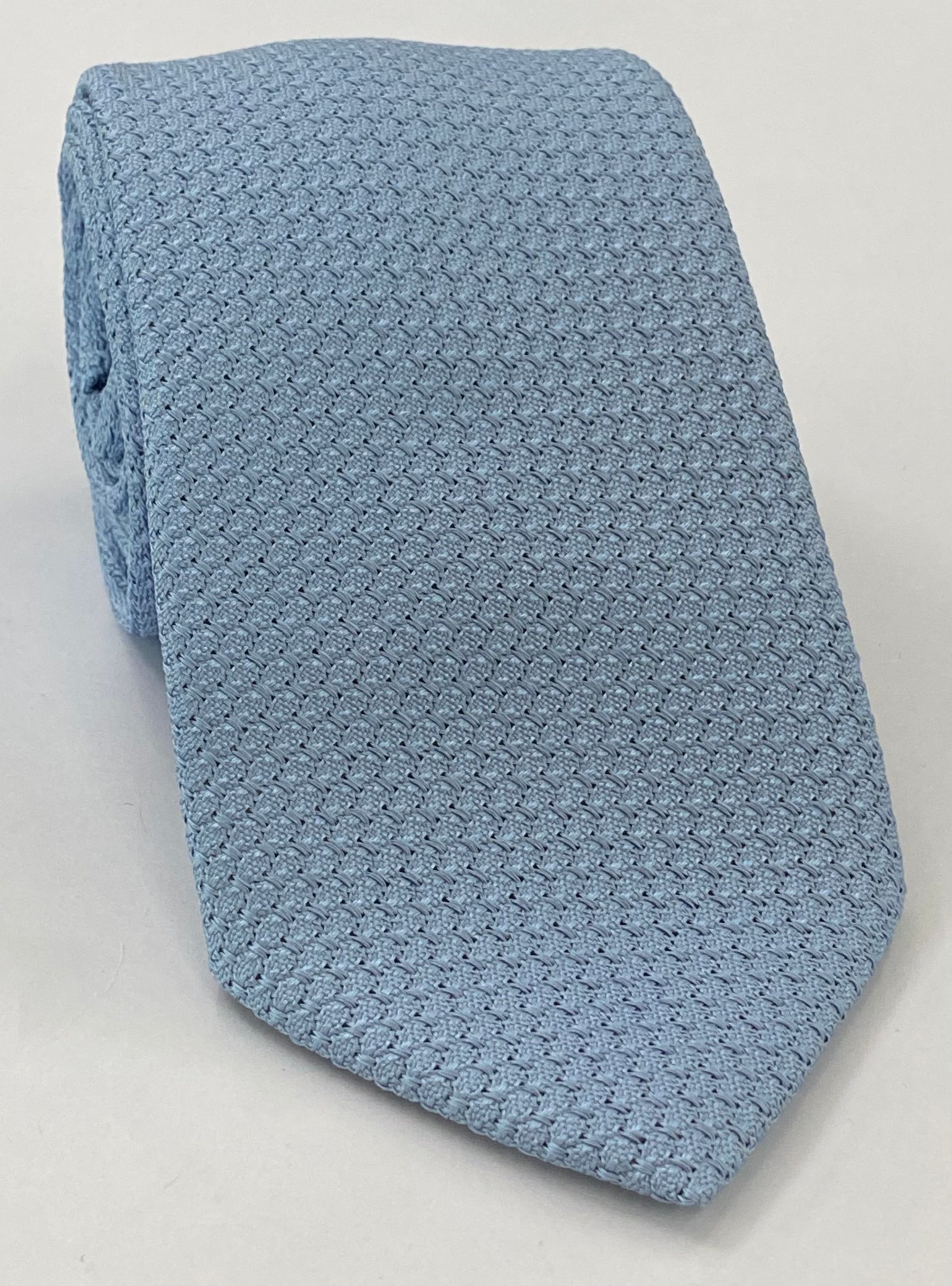 Power Blue Prometeo Grenadine Silk Tie #GPMT-12