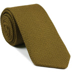 {[en]:Dark Sienna Prometeo Grenadine Silk Tie