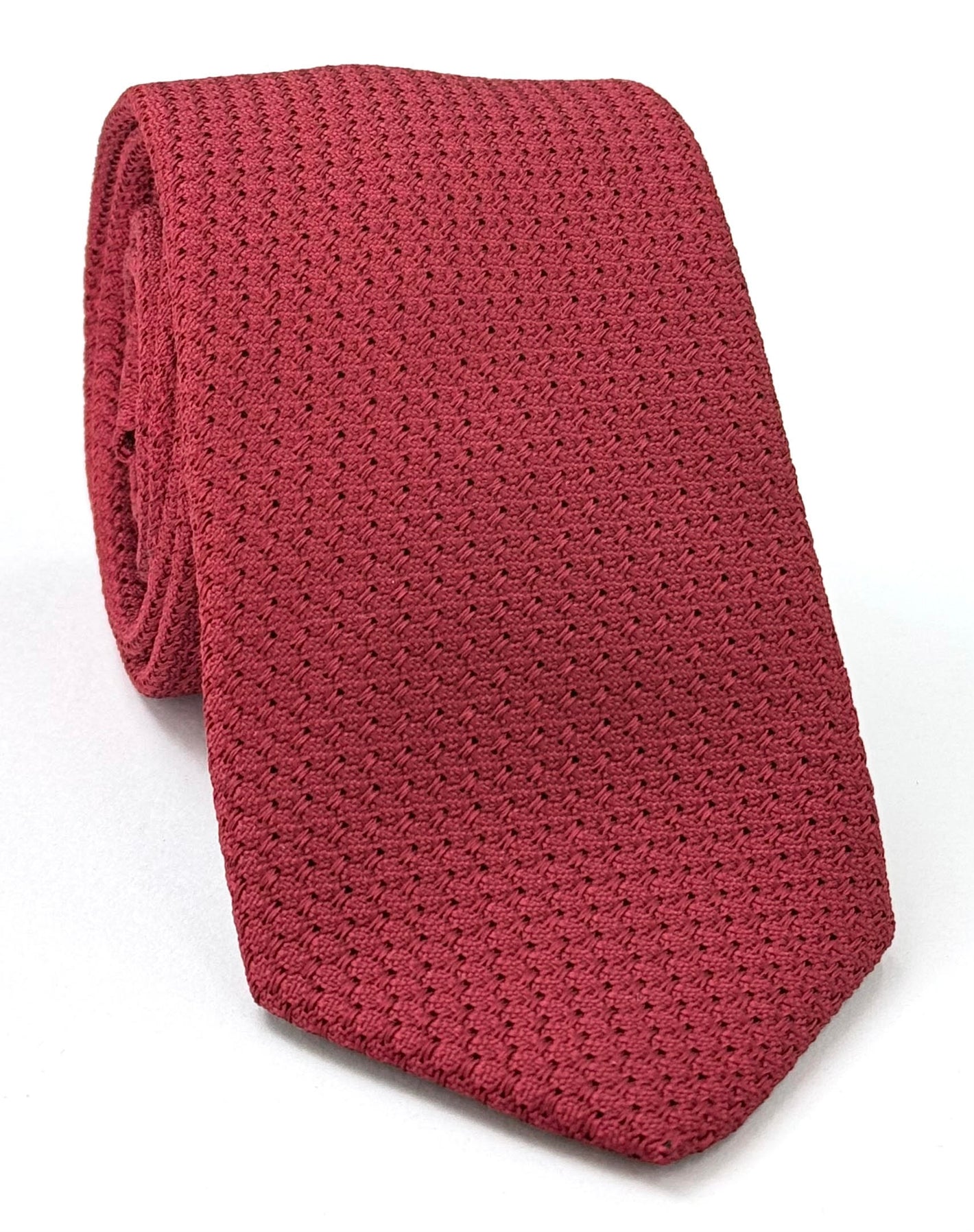 紅色 Prometeo 石榴紅絲質領帶 GPMT-1