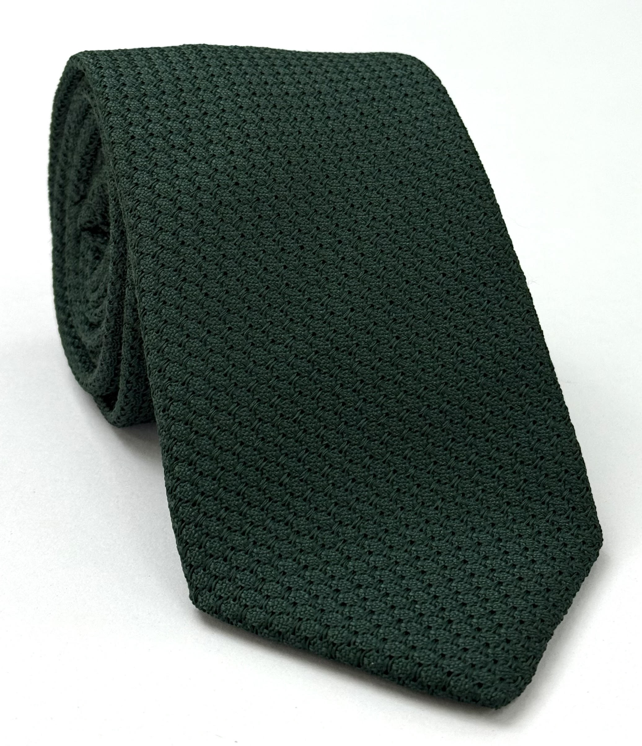 Forest Green Prometeo Grenadine Silk Tie GPMT-9