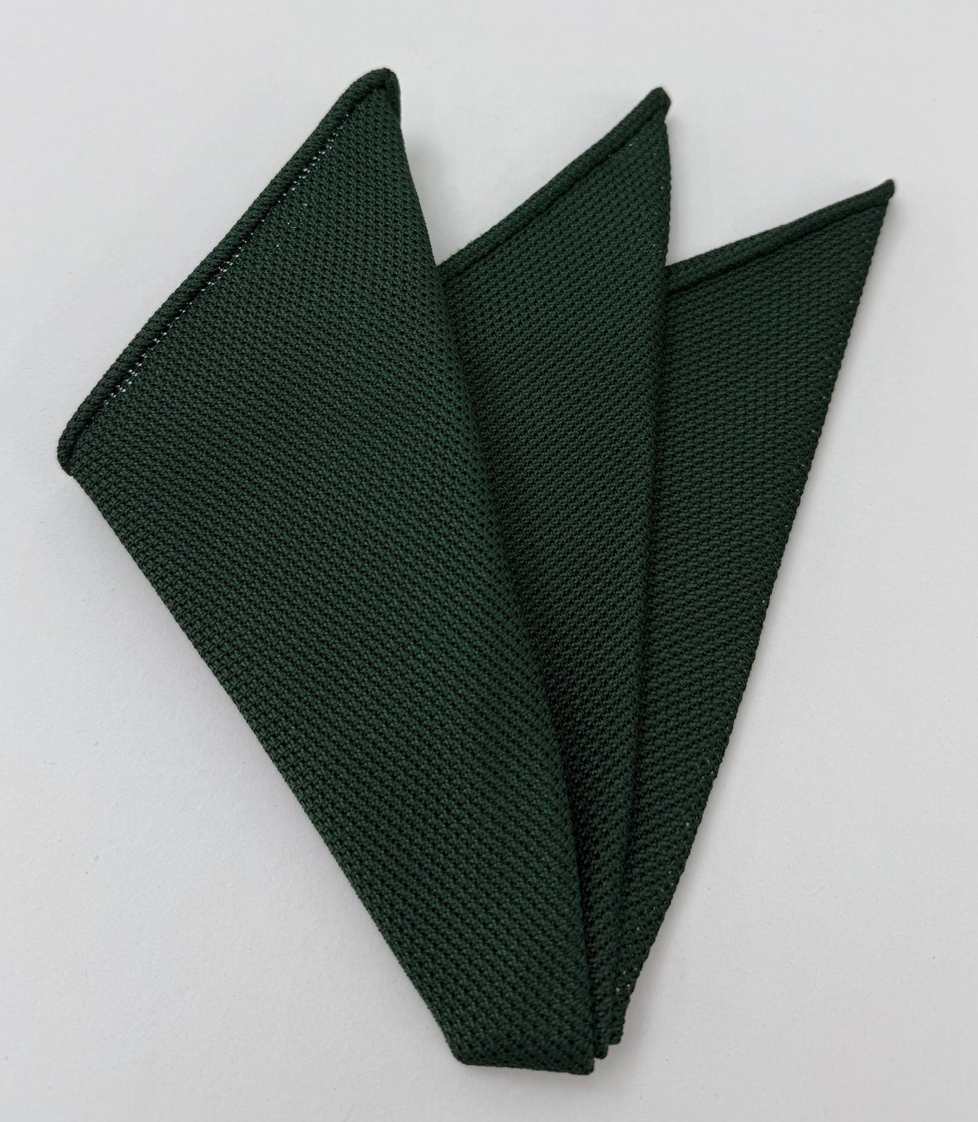 포레스트 그린 피콜라 그레나딘 실크 포켓 스퀘어 11