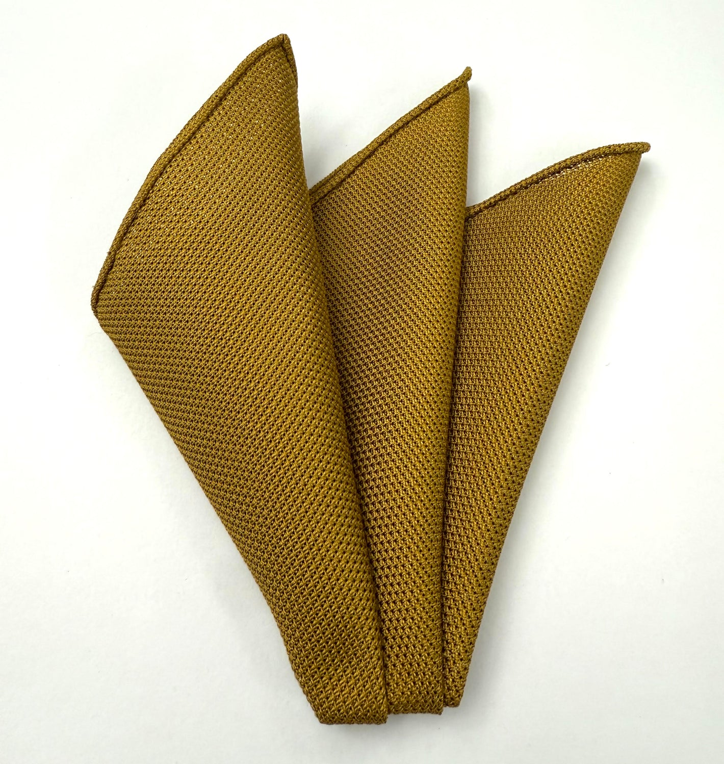 다크 골드 피콜라 그레나딘 실크 포켓 스퀘어 # 17