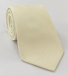 Natural White Piccola Grenadine Silk Tie GPT-15