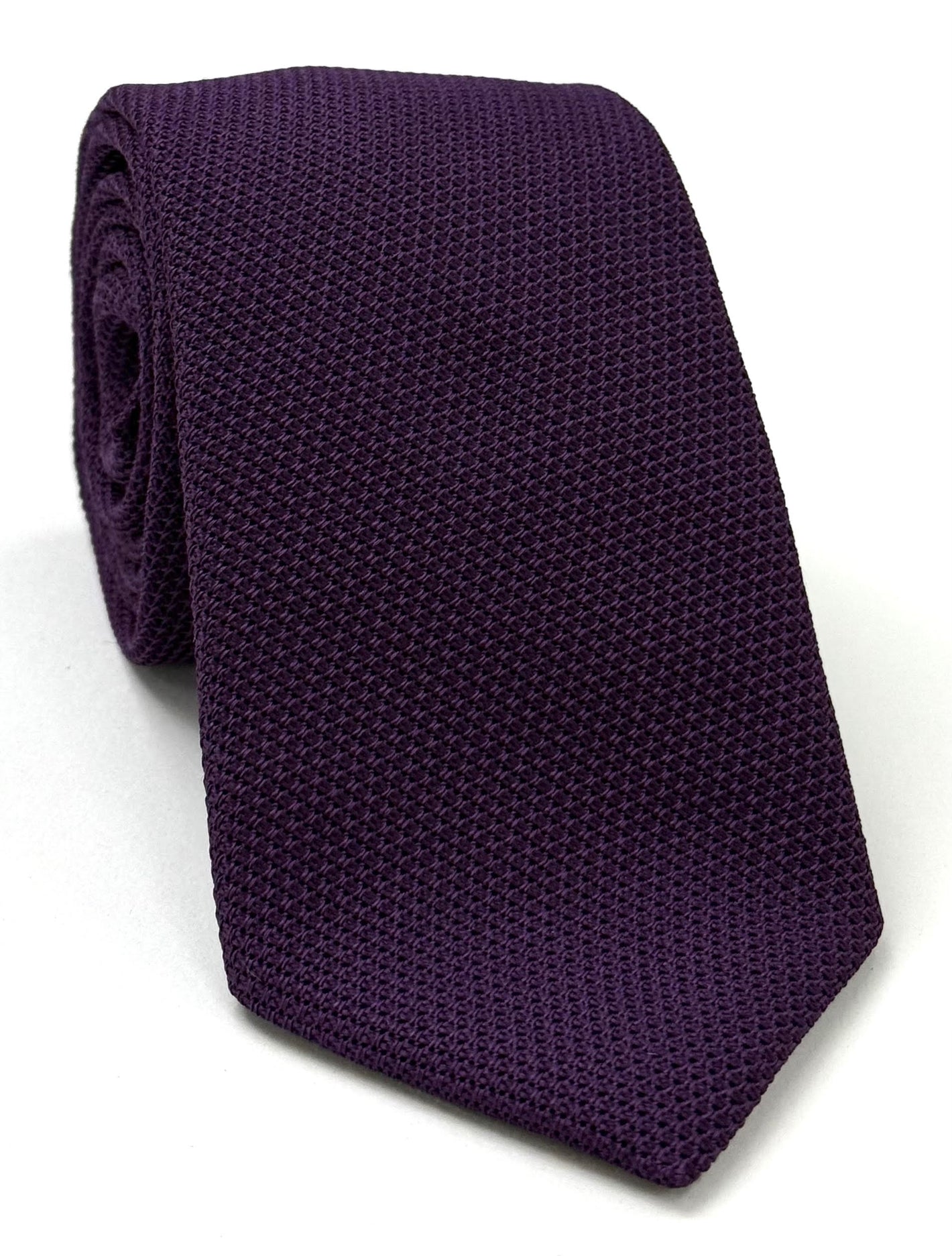 深紫色Piccola石榴紅絲質領帶GPT-19