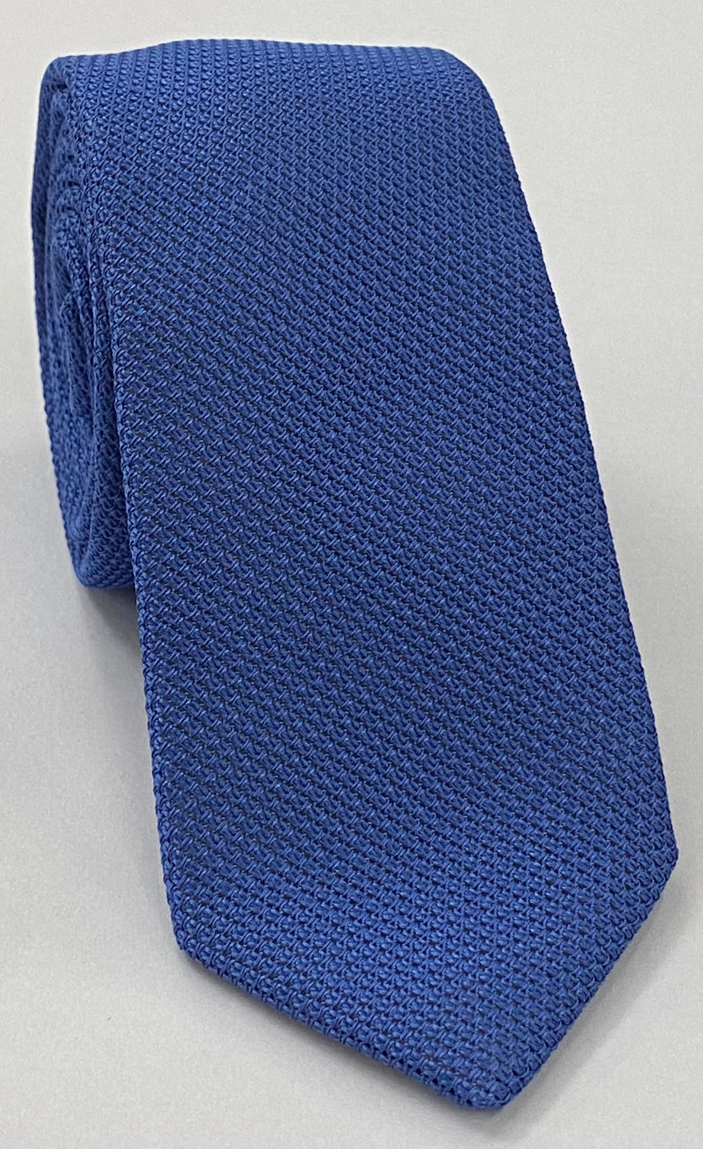 옥스포드 라이트 블루 피콜라 실크 타이 #GPT-21