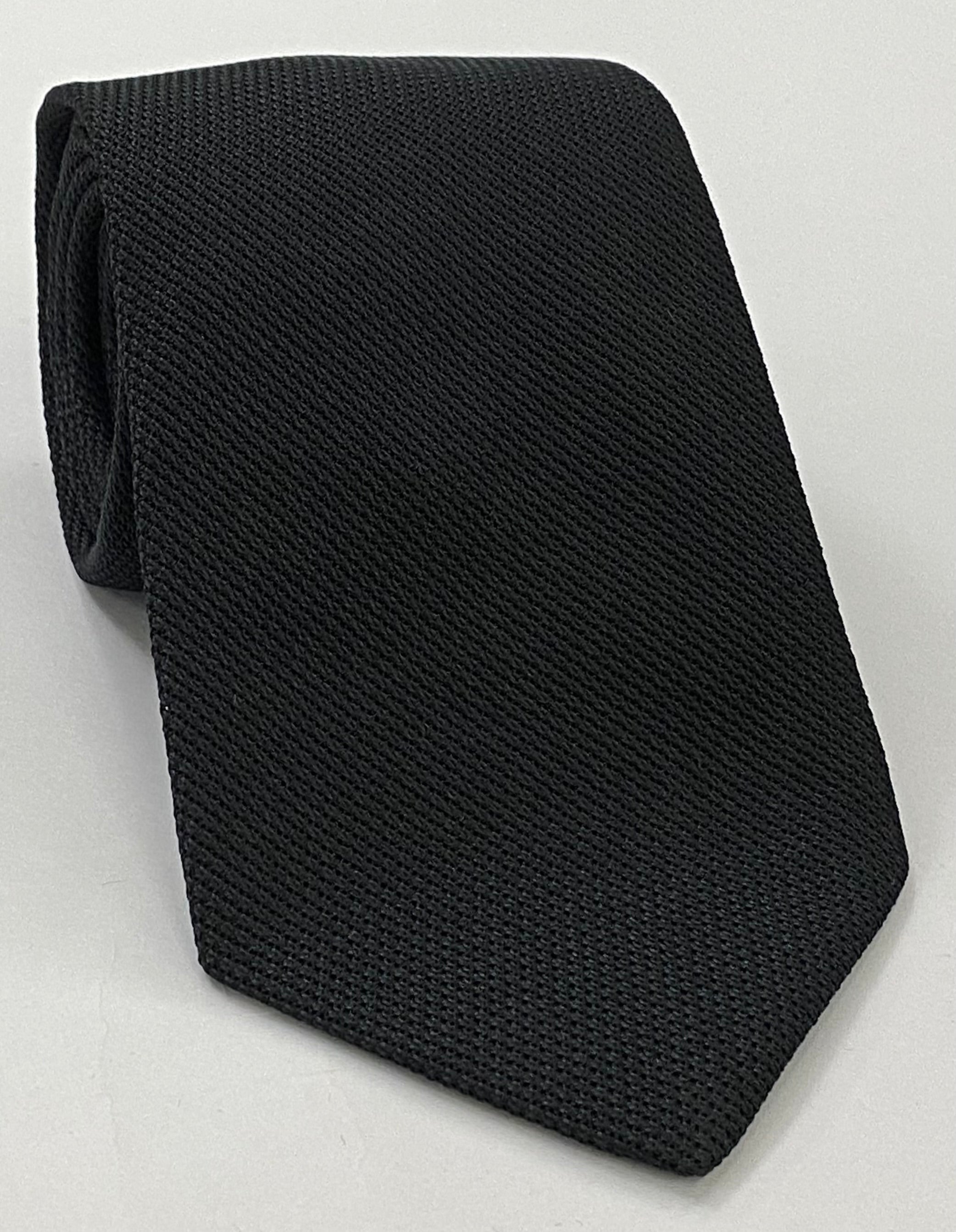 ブラック ピッコラ グレナディン シルク ネクタイ GPT-6