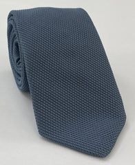 Slate Blue Piccola Grenadine Silk Tie #GPT-9