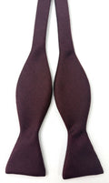 Burgundy Wool/Silk Bow Tie GWSBT-13