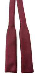 Dark Red Wool/Silk Bow Tie GWSBT-2