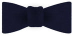 {[en]:Navy Blue Wool/Silk Bow Tie