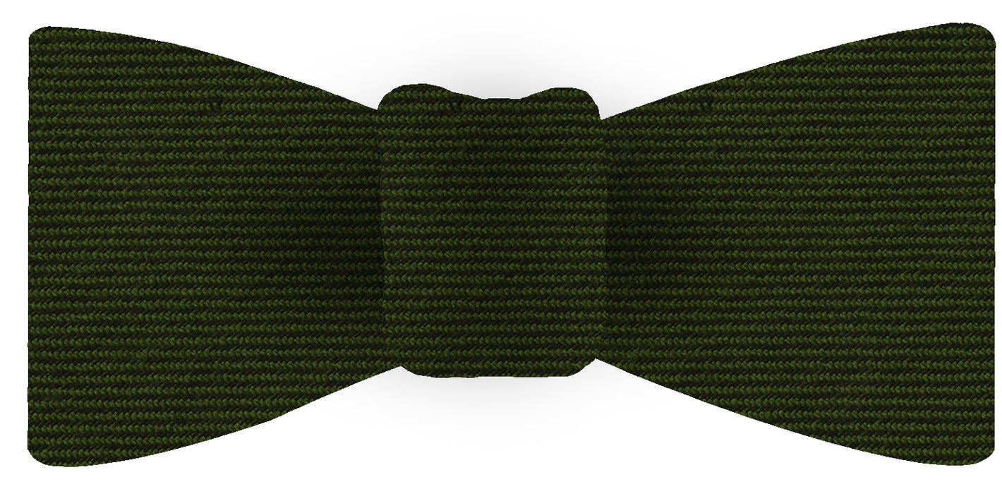 {[en]:Forest Green Wool/Silk Bow Tie