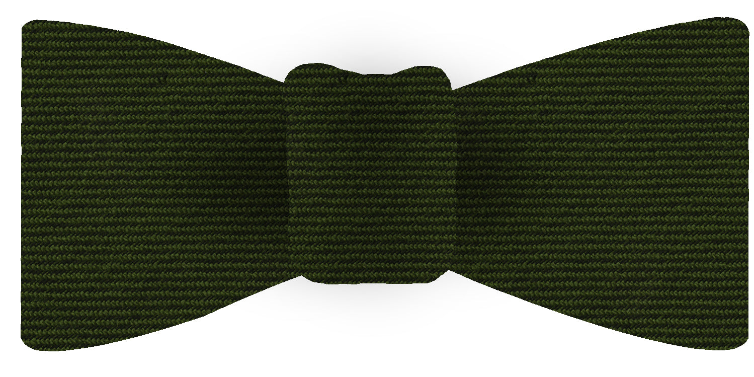 {[en]:Forest Green Wool/Silk Bow Tie