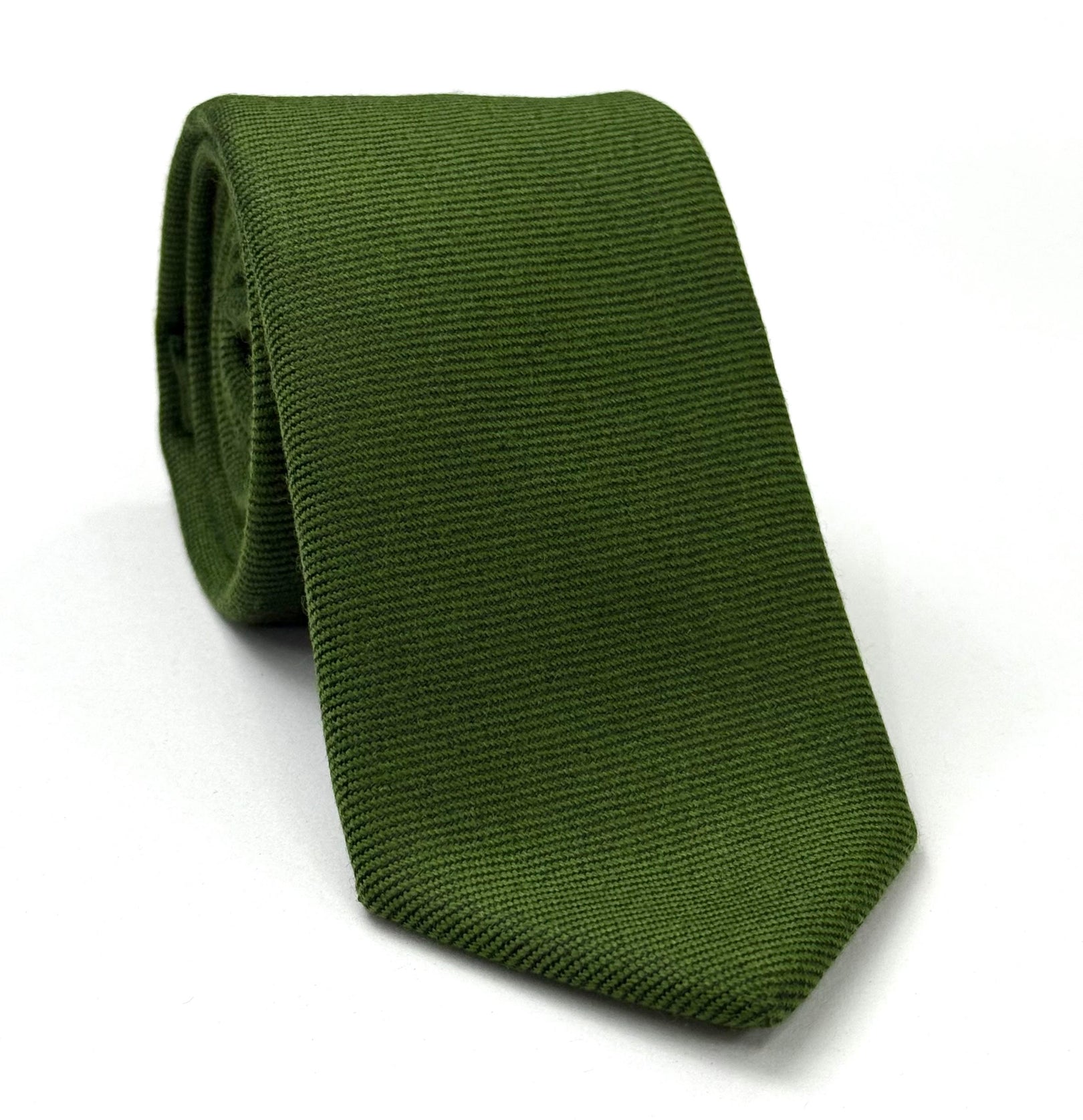 Young Leaf Green Wool/Silk Tie GWST-14