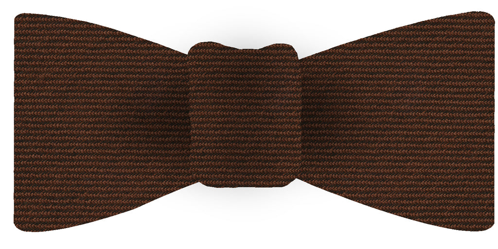 {[en]:Burnt Orange Wool/Silk Bow Tie