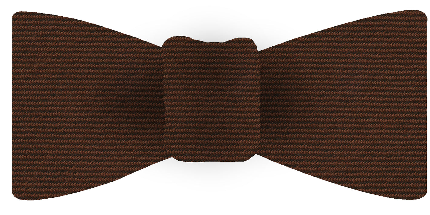 {[en]:Burnt Orange Wool/Silk Bow Tie